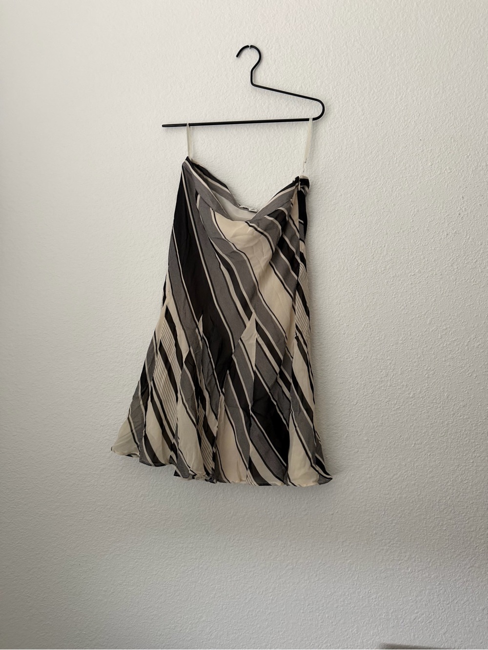 Banana Republic | Silk Striped A-Line Skirt